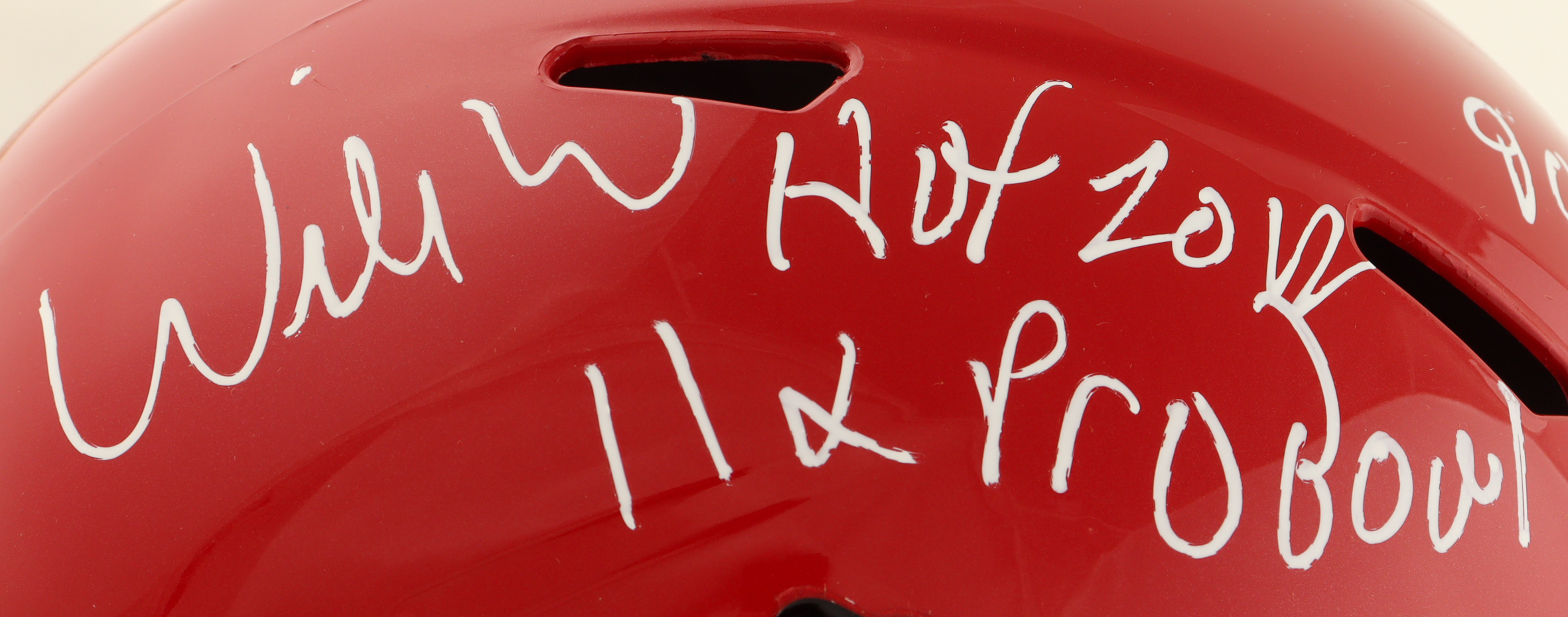 Willie Roaf Signed Chiefs Full-Size Speed Helmet with Multiple Career Stat Inscriptions (JSA) at PristineAuction.com Willie Roaf Signed Chiefs Full-Size Speed Helmet with Multiple Career Stat Inscriptions (JSA) at PristineAuction.com