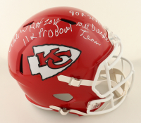 Willie Roaf Signed Chiefs Full-Size Speed Helmet with Multiple Career Stat Inscriptions (JSA) at PristineAuction.com