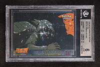 The Rebirth of Ash 1999 Pokemon Movie Animation Edition Black Logo Backs Silver Foil #38 (BGS 6) at PristineAuction.com