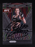 Joanna Jedrzejczyk 2022 Panini Prizm Silver Fearless UFC #2 at PristineAuction.com