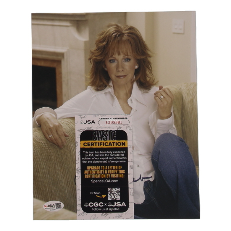 Reba McEntire Signed 8x10 Photo (JSA) at PristineAuction.com Reba McEntire Signed 8x10 Photo (JSA) at PristineAuction.com