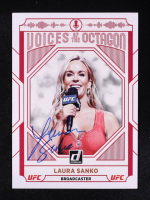 Laura Sanko 2022 Panini Donruss UFC Voices Of The Octagon Signatures #224 at PristineAuction.com