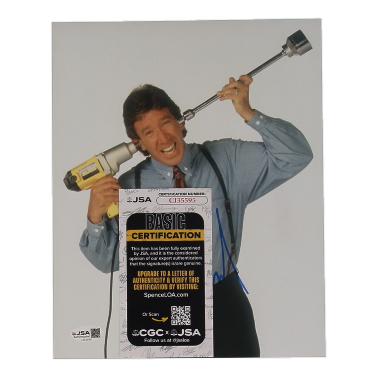 Tim Allen Signed "Home Improvement" 8x10 Photo (JSA) at PristineAuction.com Tim Allen Signed "Home Improvement" 8x10 Photo (JSA) at PristineAuction.com