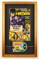 "Batman: Poison Peril" Custom Framed Shadowbox Display with Vintage Poison Peril 8mm Film with Original box at PristineAuction.com