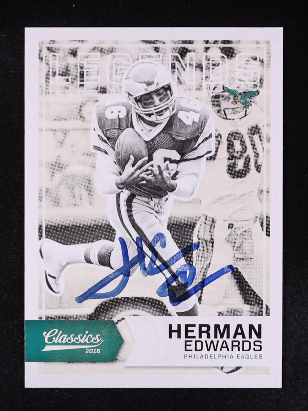 Herman Edwards 2016 Classics Legends #116 at PristineAuction.com Herman Edwards 2016 Classics Legends #116 at PristineAuction.com