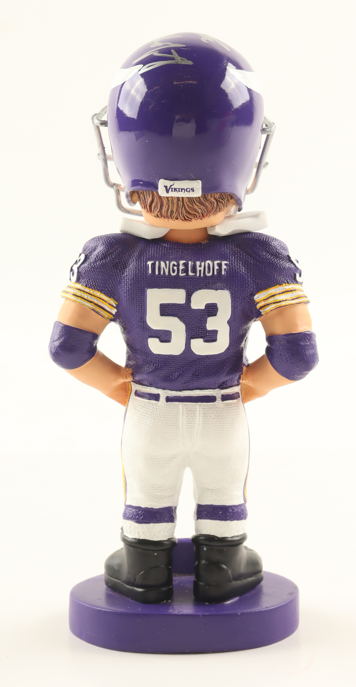 Mick Tingelhoff Signed Vikings 9" Bobblehead (JSA) at PristineAuction.com Mick Tingelhoff Signed Vikings 9" Bobblehead (JSA) at PristineAuction.com