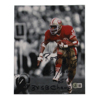 Roger Craig Signed 49ers 8x10 Photo Inscribed "3X SB Champ, 85, 1000/1000" (Beckett) at PristineAuction.com