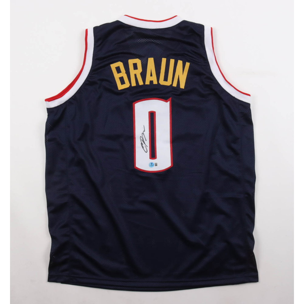 Christian Braun Signed Jersey (Beckett) at PristineAuction.com