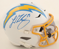 Ladd McConkey Signed Chargers Mid-Size SpeedFlex Helmet With Visor (Beckett) at PristineAuction.com
