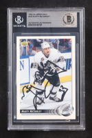 Marty McSorley Signed 1992-93 Upper Deck #322 (BGS) at PristineAuction.com