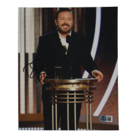Ricky Gervais Signed 8x10 Photo (Beckett) at PristineAuction.com
