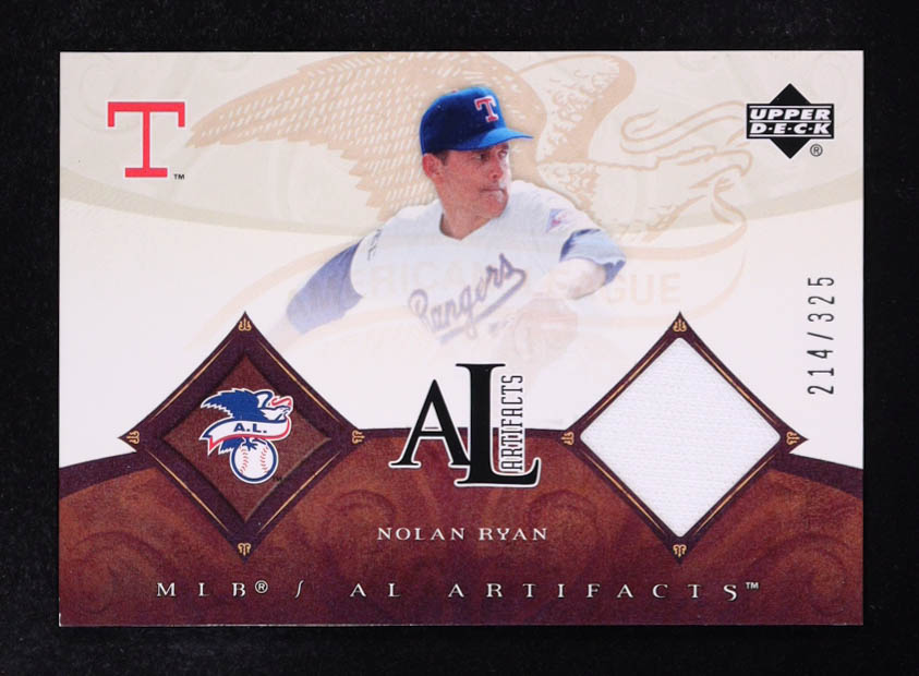 Nolan Ryan 2005 Upper Deck AL Artifacts #AL-NR #214/235 at PristineAuction.com Nolan Ryan 2005 Upper Deck AL Artifacts #AL-NR #214/235 at PristineAuction.com