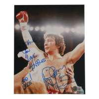 Ray "Boom Boom" Mancini Signed 8x10 Photo with Extensive Inscription (Beckett) at PristineAuction.com