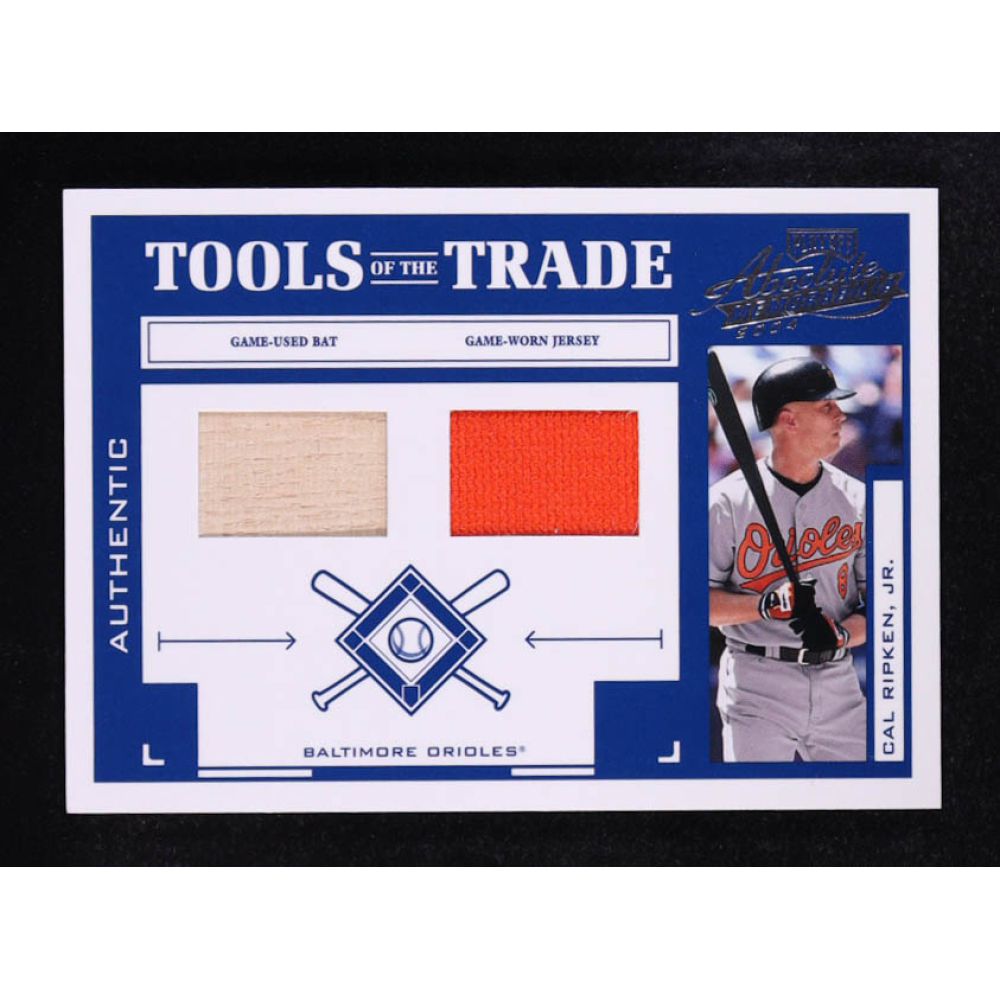 Cal Ripken Jr. 2004 Absolute Tools Of The Trade Memorabilia Alt Jersey/Bat #TT-25 #166/250 at PristineAuction.com