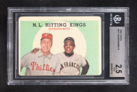 Willie Mays / Richie Ashburn 1959 Topps #317 NL Hitting Kings (BGS 2.5) at PristineAuction.com