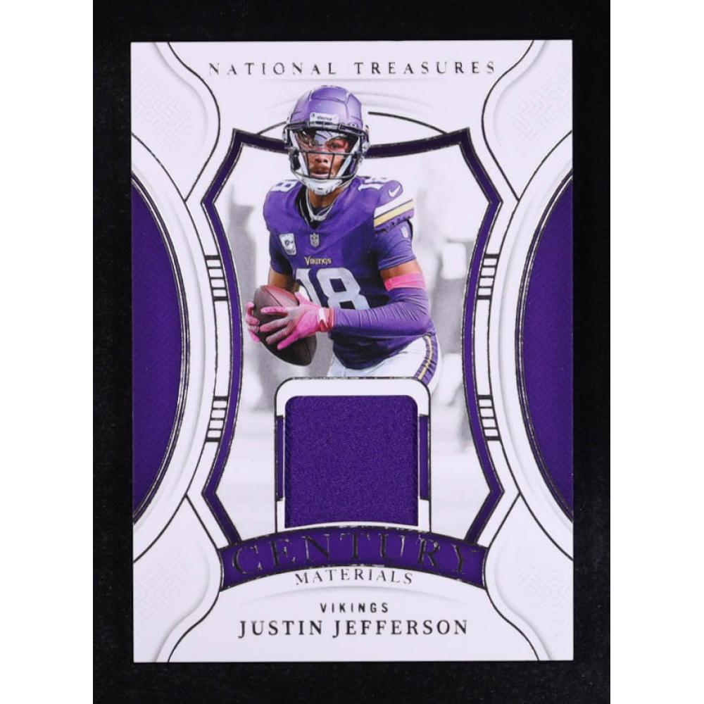 Justin Jefferson 2024 National Treasures Century Materials Mem #CM-JJE #14/99 at PristineAuction.com