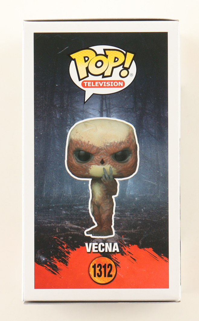 Jamie Campbell Bower Signed "Stranger Things" #1312 Vecna Funko Pop! Vinyl Figure Inscribed "Vecna" (JSA) at PristineAuction.com Jamie Campbell Bower Signed "Stranger Things" #1312 Vecna Funko Pop! Vinyl Figure Inscribed "Vecna" (JSA) at PristineAuction.com