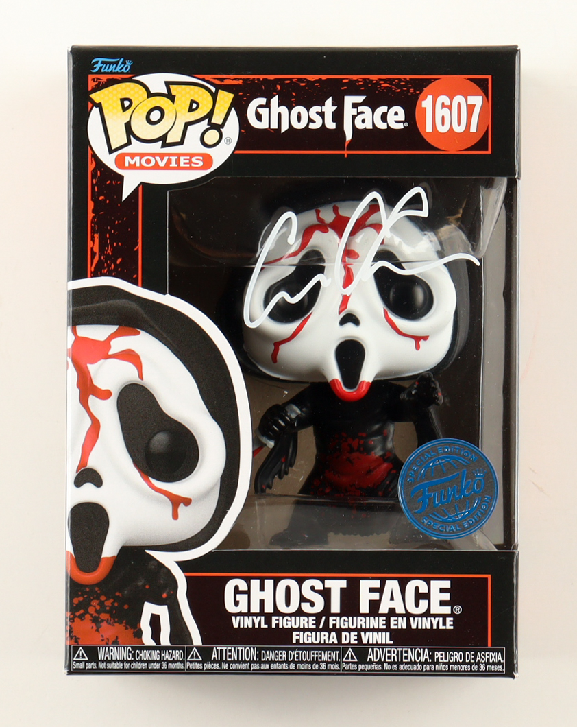 Celeste O'Connor Signed "Ghost Face" #1607 Ghost Face Funko Pop! Vinyl Figure (JSA) at PristineAuction.com Celeste O'Connor Signed "Ghost Face" #1607 Ghost Face Funko Pop! Vinyl Figure (JSA) at PristineAuction.com