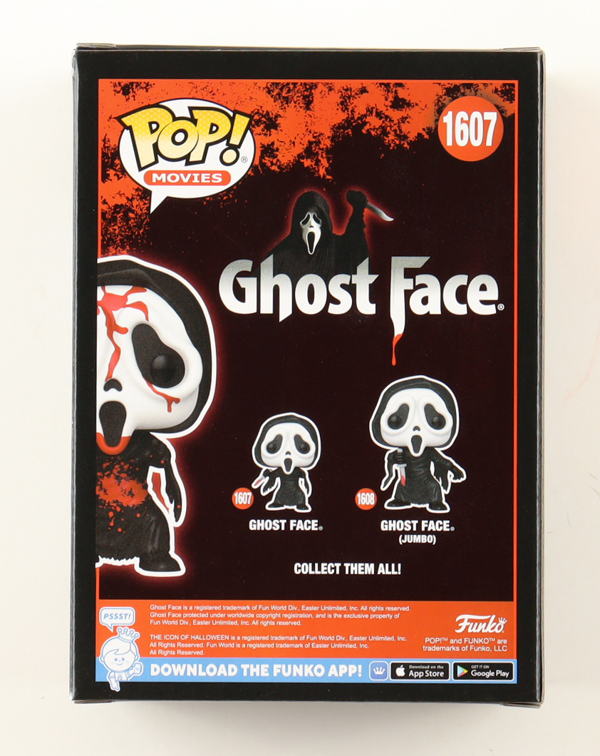 Celeste O'Connor Signed "Ghost Face" #1607 Ghost Face Funko Pop! Vinyl Figure (JSA) at PristineAuction.com Celeste O'Connor Signed "Ghost Face" #1607 Ghost Face Funko Pop! Vinyl Figure (JSA) at PristineAuction.com