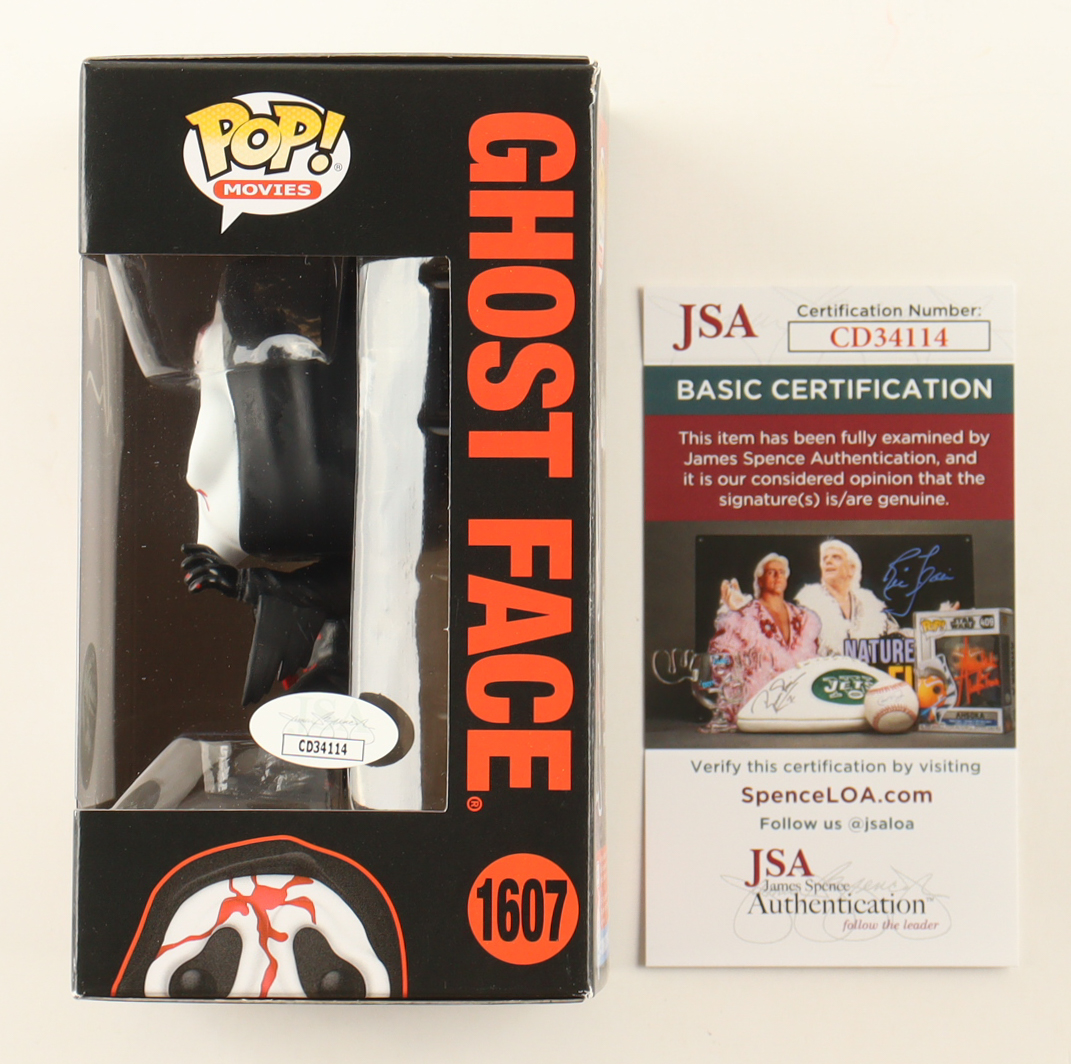 Celeste O'Connor Signed "Ghost Face" #1607 Ghost Face Funko Pop! Vinyl Figure (JSA) at PristineAuction.com Celeste O'Connor Signed "Ghost Face" #1607 Ghost Face Funko Pop! Vinyl Figure (JSA) at PristineAuction.com