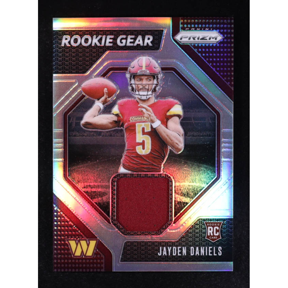 Jayden Daniels 2024 Panini Rookie Gear Prizm #RG-JDS RC at PristineAuction.com