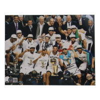 Danny Green, Patty Mills, & Manu Ginobili Signed Spurs 8x10 Photo (Beckett) at PristineAuction.com