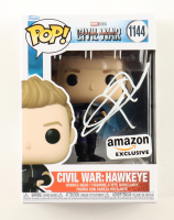 Jeremy Renner Signed "Marvel - Captain America: Civil War" #1144 Civil War: Hawkeye Funko Pop! Vinyl Figure (JSA) at PristineAuction.com