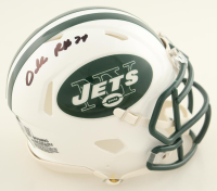 Darrelle Revis Signed Jets Throwback Speed Mini Helmet (Beckett) at PristineAuction.com