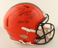 Joe Thomas Signed Browns Full-Size Authentic On-Field Speed Helmet Inscribed "HOF 23" (Beckett) at PristineAuction.com