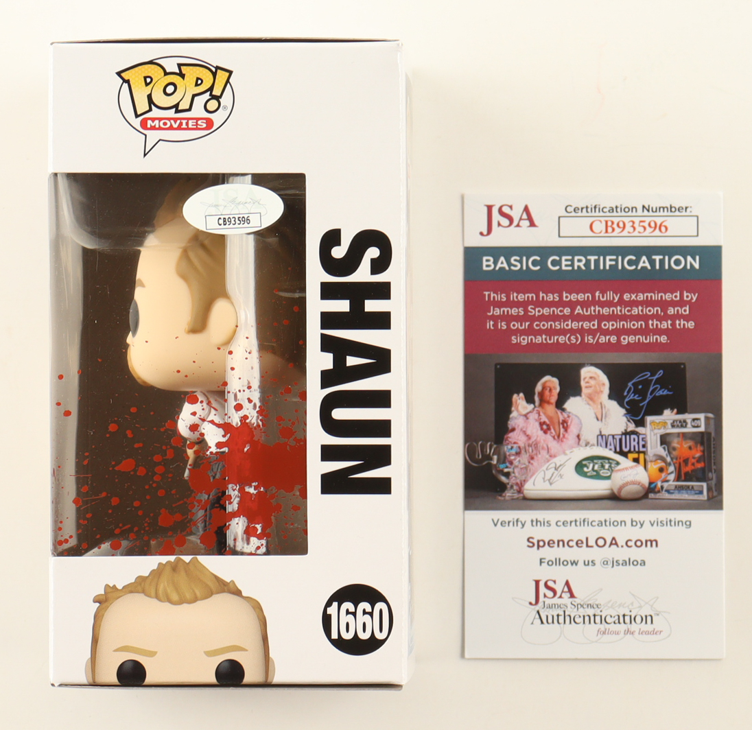 Simon Pegg Signed "Shaun of the Dead" #1660 Shaun Funko Pop! Vinyl Figure Inscribed "Shaun" (JSA) at PristineAuction.com Simon Pegg Signed "Shaun of the Dead" #1660 Shaun Funko Pop! Vinyl Figure Inscribed "Shaun" (JSA) at PristineAuction.com