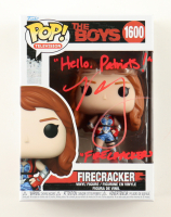 Valorie Curry Signed "The Boys" #1600 Firecracker Funko Pop! Vinyl Figure Inscribed "Hello, Patriots" & "Firecracker" (JSA) at PristineAuction.com