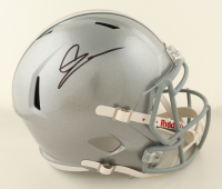 Chase Young Signed Ohio State Buckeyes Full-Size Speed Helmet (Fanatics) at PristineAuction.com