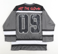 David Howard Thornton Signed "Terrifier" Youth Jersey Inscribed "Art the Clown" with Hand-Drawn Sketch (JSA) at PristineAuction.com