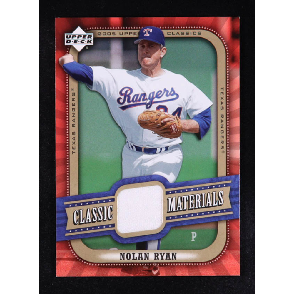 Nolan Ryan 2005 Upper Deck Classic Materials #MA-NR at PristineAuction.com
