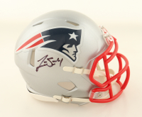 Jarrett Stidham Signed Patriots Speed Mini Helmet (New England Picture) at PristineAuction.com