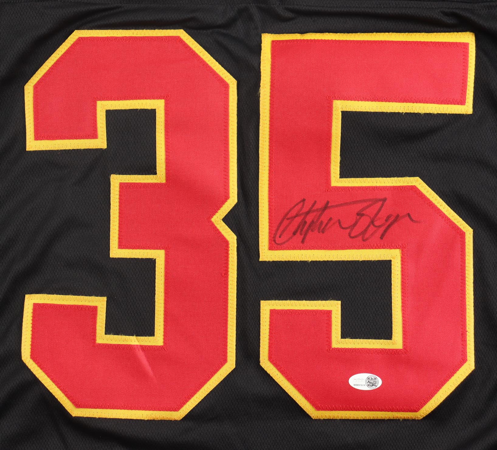 Christian Okoye Signed Jersey (JSA) at PristineAuction.com Christian Okoye Signed Jersey (JSA) at PristineAuction.com