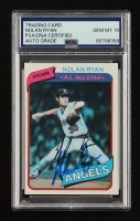 Nolan Ryan Signed 1980 Topps #580 (PSA | Auto 10) at PristineAuction.com
