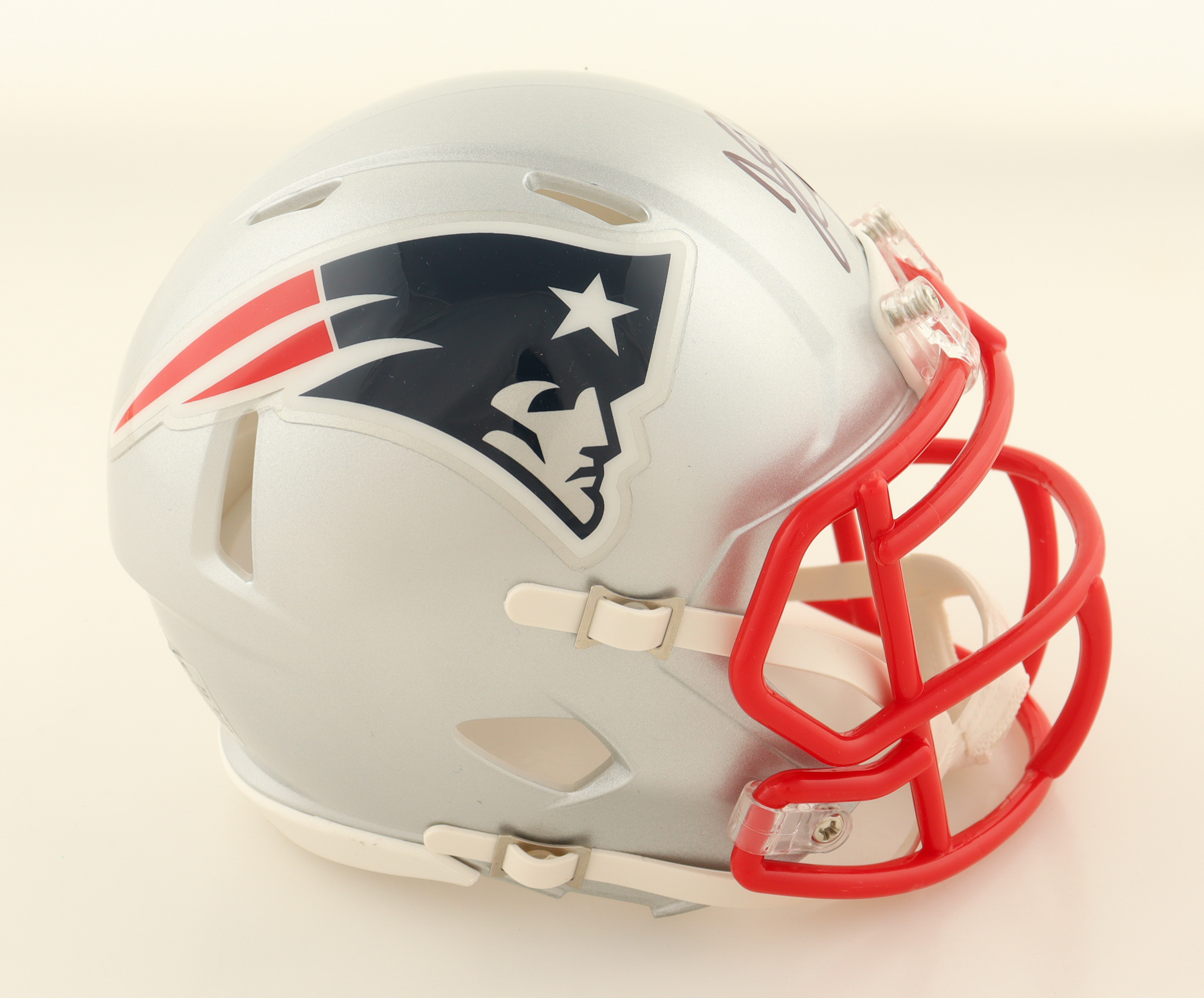 Jaime Collins Signed Patriots Speed Mini Helmet (New England Picture) at PristineAuction.com Jaime Collins Signed Patriots Speed Mini Helmet (New England Picture) at PristineAuction.com