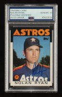 Nolan Ryan Signed 1986 Topps #100 (PSA | Autograph Grade 10) at PristineAuction.com