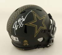Deion Sanders Signed Cowboys Salute to Service Alternate Speed Mini Helmet (Beckett) at PristineAuction.com