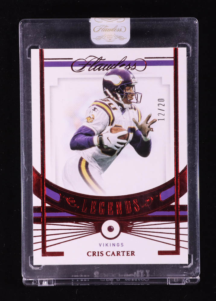 Cris Carter 2021 Panini Flawless #80 #12/20 at PristineAuction.com Cris Carter 2021 Panini Flawless #80 #12/20 at PristineAuction.com