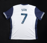 Son Heung-Min Twice-Signed Tottenham Hotspur Jersey (Beckett & Fanatics) at PristineAuction.com