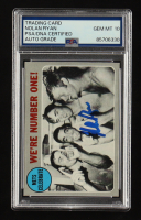 Nolan Ryan Signed 1970 Topps #198 NL Playoff Summary / Mets Celebrate w / Nolan Ryan (PSA | Auto 10) at PristineAuction.com