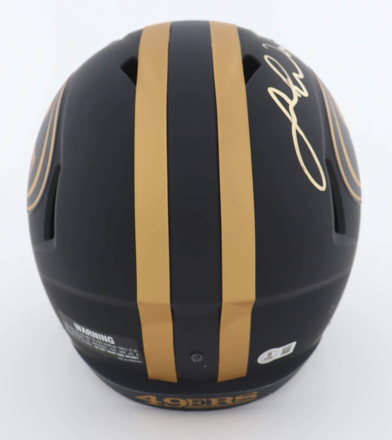 Fred Warner Signed 49ers Full-Size Eclipse Alternate Speed Helmet (Beckett) at PristineAuction.com Fred Warner Signed 49ers Full-Size Eclipse Alternate Speed Helmet (Beckett) at PristineAuction.com