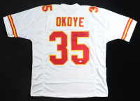 Christian Okoye Signed Jersey (JSA) at PristineAuction.com