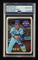 Nolan Ryan Signed 1969 Topps Inscribed "324 Wins 5714 K'S And 7 No-Hitters" #533 (PSA | Autograph Graded PSA 10) at PristineAuction.com