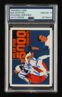 Nolan Ryan Signed 1991 Upper Deck Inscribed "The Ryan Express" 5000 Strikeouts #34 Card (PSA | Auto 10) at PristineAuction.com
