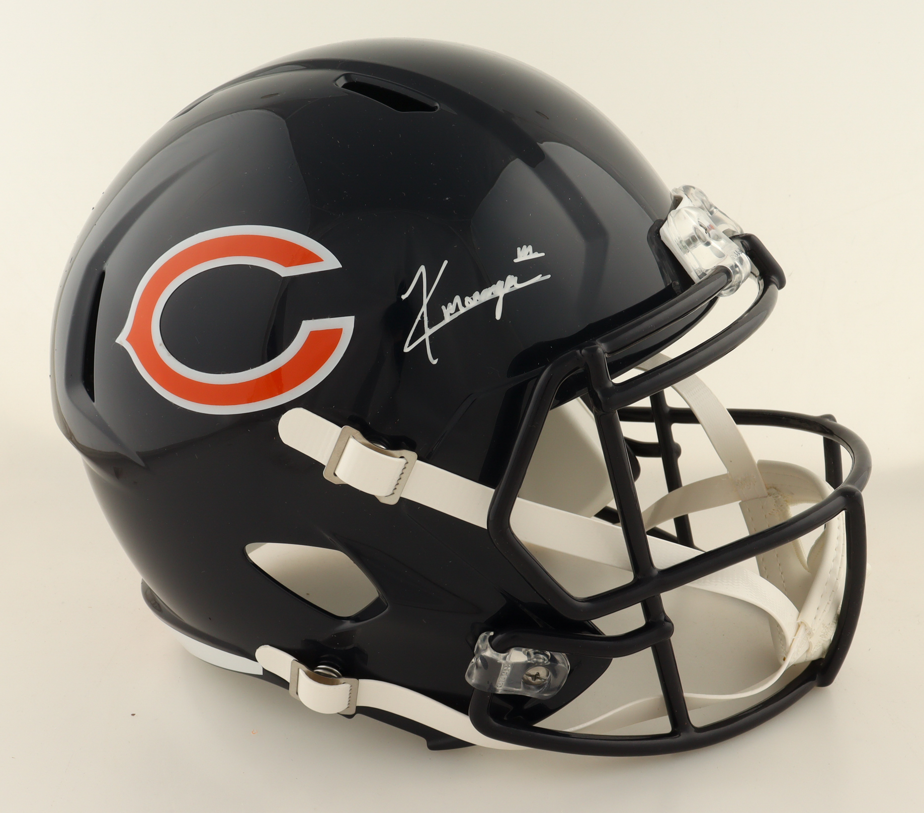 Kyle Monangai Signed Bears Full-Size Speed Helmet (JSA) at PristineAuction.com Kyle Monangai Signed Bears Full-Size Speed Helmet (JSA) at PristineAuction.com