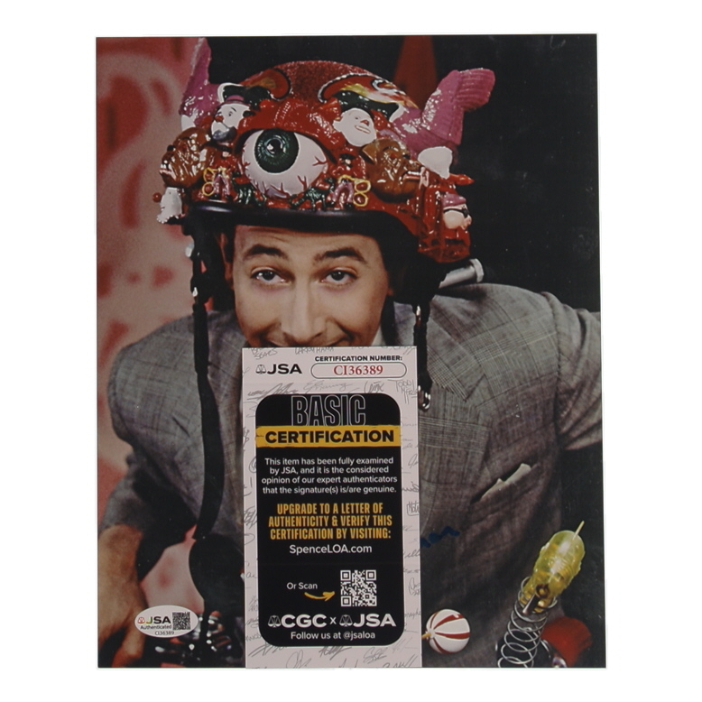 Paul Reubens Signed "The Pee-Wee Herman Show" 8x10 Photo Inscribed "Your Pal, Pee-Wee Herman" (JSA) at PristineAuction.com Paul Reubens Signed "The Pee-Wee Herman Show" 8x10 Photo Inscribed "Your Pal, Pee-Wee Herman" (JSA) at PristineAuction.com