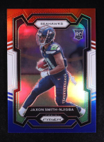 Jaxon Smith-Njigba 2023 Panini Prizm Red White & Blue #390 RC at PristineAuction.com